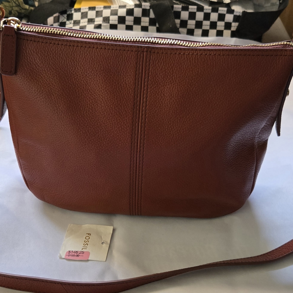 Fossil Women's Brown Crossbody Bag